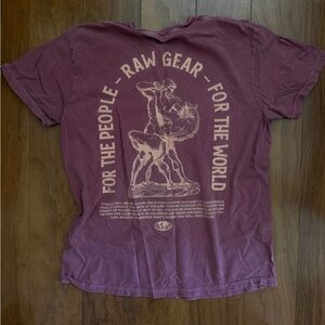 Raw Gear Mauve Graphic Short Sleeve Men’s T-Shirt